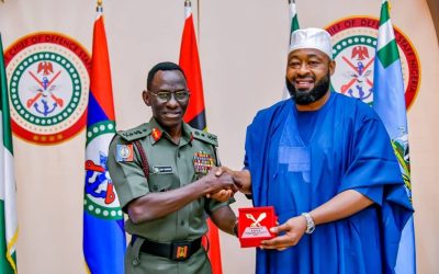 GOVERNOR BAGO MEETS CHIEF OF DEFENCE STAFF *** SAYS GOVERNMENT WILL INVOLVE NOMADIC FULANI YOUTHS IN SECURING FORESTS