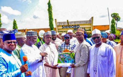 NIGER STATE GOVERNMENT HANDS OVER SITES TO CONTRACTORS FOR CONSTRUCTION OF IBBUTH AND REMODELLING OF THE THREE-ARMS ZONE