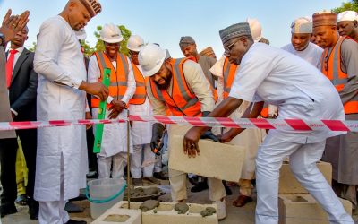 GOVERNOR UMARU BAGO PERFORMS GROUNDBREAKING FOR THE REMODELLING OF THE SSG COMPLEX