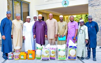 GOVERNOR UMARU BAGO EXPRESSES DELIGHT WITH THE ACTIVITIES OF THE NIGERIA FOR WOMEN PROJECT; RECEIVES SAMPLE OF PRODUCTS