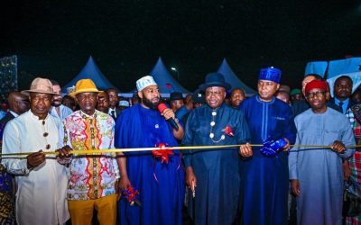 FARMER GOVERNOR UMARU BAGO INAUGURATES A 10KM OKARKI JUNCTION TO IMIRINGI ROAD IN BAYELSA STATE