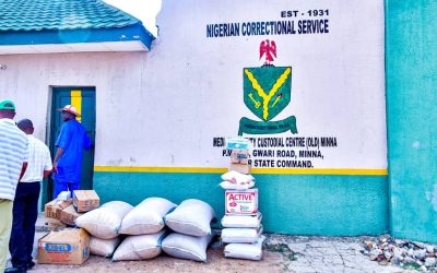 ONE-YEAR ANNIVERSARY: NIGER STATE GOVERNMENT DONATES FOOD AND DRUGS TO INMATES IN CORRECTIONAL CENTRES AND REMAND HOME IN MINNA ***SAYS PLANS ARE ON FOR CLEMENCY OF 50 INMATES