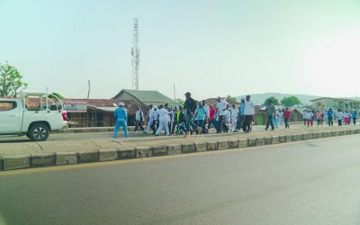 ONE-YEAR ANNIVERSARY: NIGER SSG LEADS GOVERNMENT OFFICIALS IN ROAD WALK TO KEEP FIT