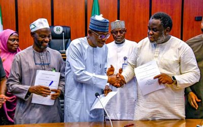NIGER STATE GOVERNMENT SIGNS MOU WITH NAMDA TO SUPPORT MEDIUM AND SMALL HOLDER FARMERS ***TARGET 150,000 TONS OF FOOD PRODUCTION