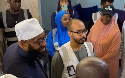 FARMER GOVERNOR UMARU BAGO VISITS NIGER STATE PILGRIMS IN MECCA  *** MAKES PERSONAL DONATION AS SALLAH PACKAGE