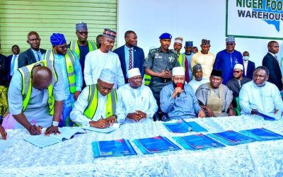 NIGER STATE GOVERNMENT SIGNS TRIPARTITE AGREEMENT BETWEEN NIGER FOODS, NSUBEB AND NUT NIGER STATE CHAPTER ON AGRICULTURAL PRODUCTION