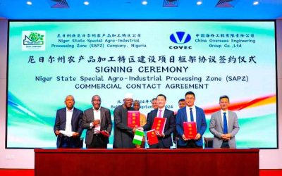 NIGER STATE GOVERNMENT SECURES MULTIBILLION NAIRA INVESTMENT IN SPECIAL AGRO-INDUSTRIAL PROCESSING ZONE FROM TWO CHINESE FIRMS