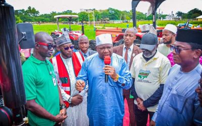 NIGER STATE GOVERNMENT FLAGS-OFF DISTRIBUTION OF TRACTORS, YOUTH, AND WOMEN EMPOWERMENT AND OTHER ACRESAL PROJECTS IN THE STATE